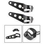 Universal 43-50mm Black Headlight Bracket Mount Holder #3