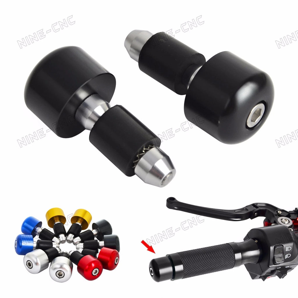 CNC 7/8" Handlebar Caps for Aprilia RS125/250 RSV 1000 RSV4 Tuono 1000