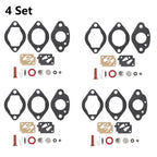 4X Carb Kit for Eska Sears Ted Williams Tecumseh Outboard Motor (1961–1987)