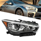 LED Headlight for Infiniti Q50 (2014–2017) Chrome