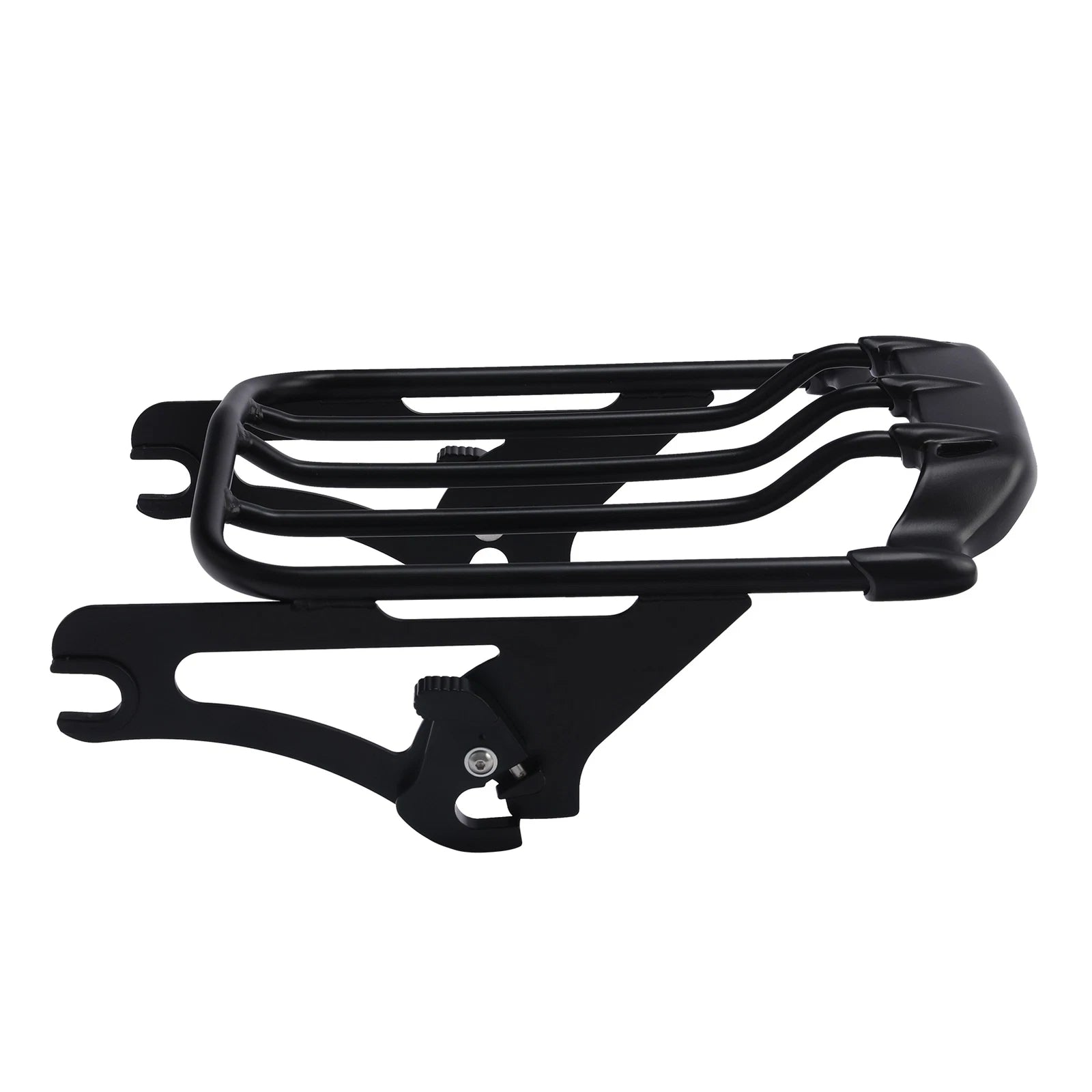 Black Two Up Luggage Rack for Harley Touring Street Glide (2009–2022)