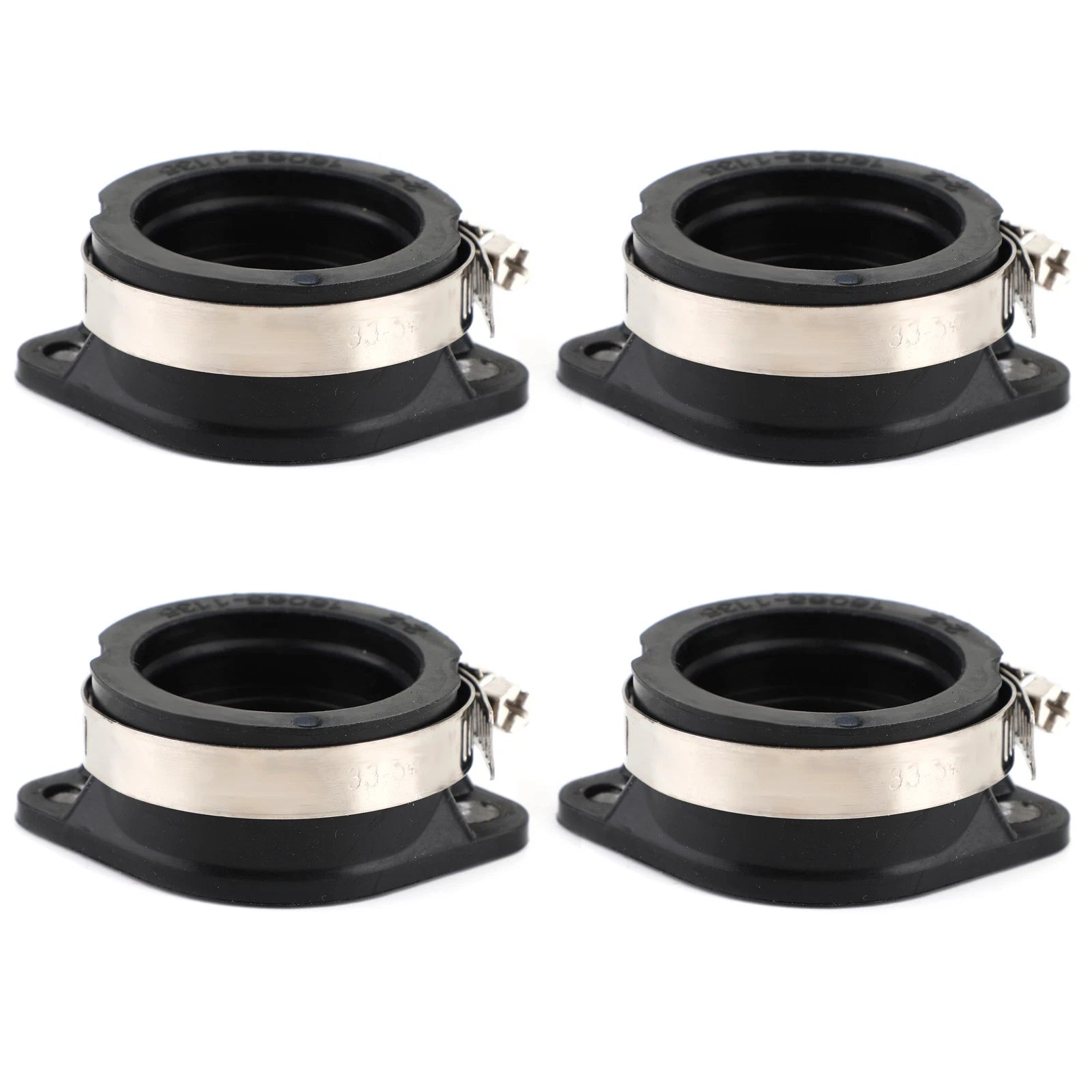 4X Intake Manifold Boots for Kawasaki Z 1000 J LTD Z 1100 ST (1981–1982)