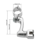 Highway Foot Pegs Mount Clamps for Harley Sportster XL883 XL1200 (22mm-35mm)