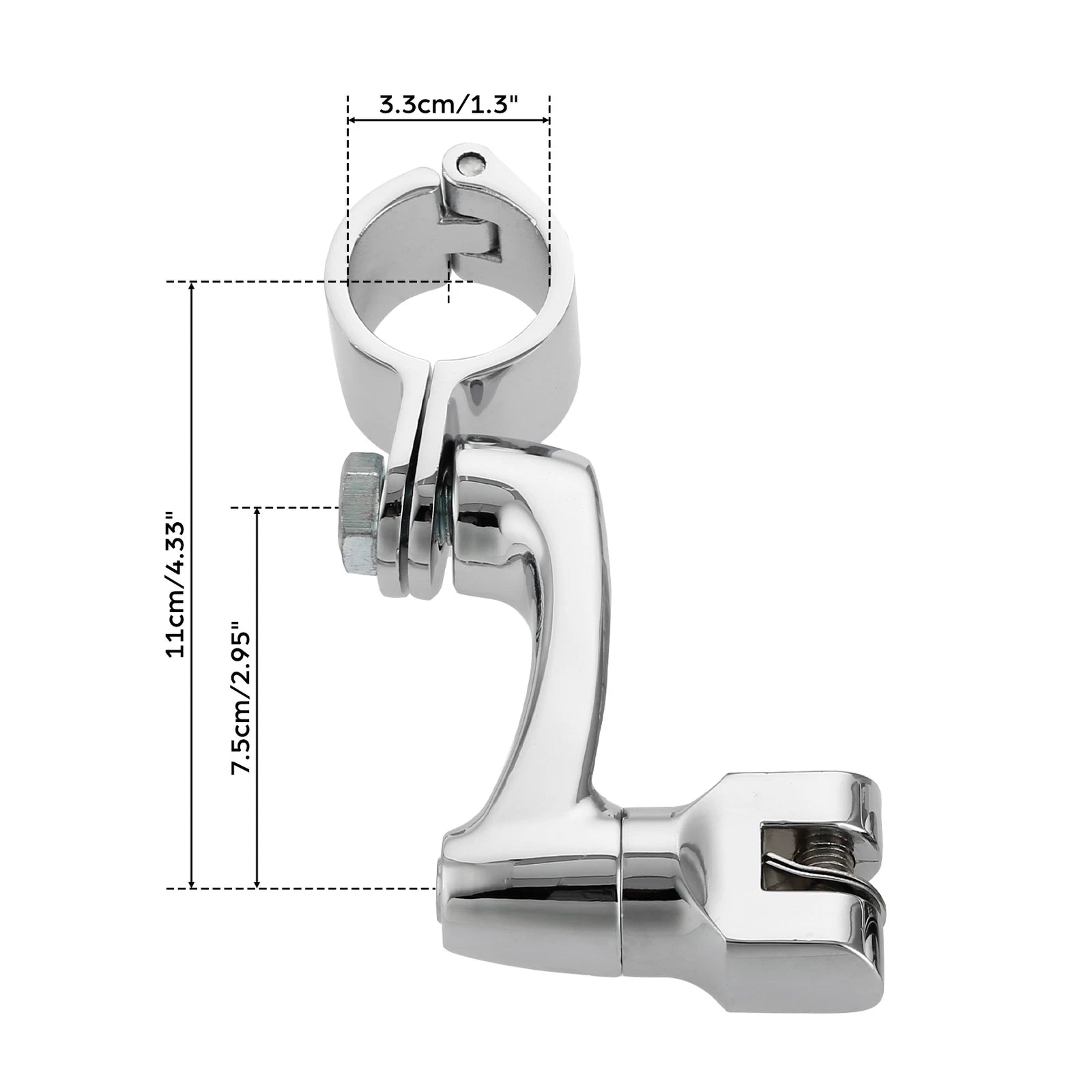 Highway Foot Pegs Mount Clamps for Harley Sportster XL883 XL1200 (22mm-35mm)