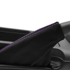 E Brake Boot for Honda Prelude (1997–2001) Carbon Fiber Black Purple Stitch