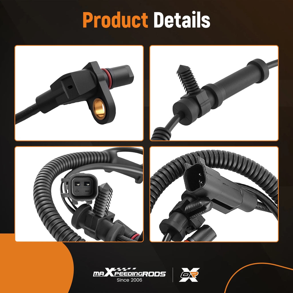 2X Front ABS Wheel Speed Sensor for Dodge RAM 1500 (2009-2012)