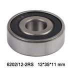 6202/12-2RS Metric Roller Bearing for Electric Motor Applications (12x35x11mm)