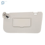 Front Left Driver Sun Visor for Nissan Rogue X-Trail (2014–2020) Gray with Light