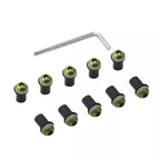 10pcs Windscreen Windshield Bolts Nuts Screws for Honda Suzuki Kawasaki Yamaha