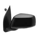 Replacement Black Textured Driver Front Power Door Mirror w/Black Textured Cover
