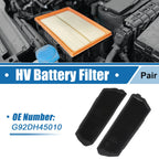 2X HV Battery Filter No.G92DH45010 for Toyota Sienna (2021–2023)