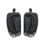 Footpegs for Harley Touring Softail Street Bob Black