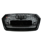 Front Honeycomb Mesh with Quattro Grilles for Audi Q5 SQ5 (2018–2019)
