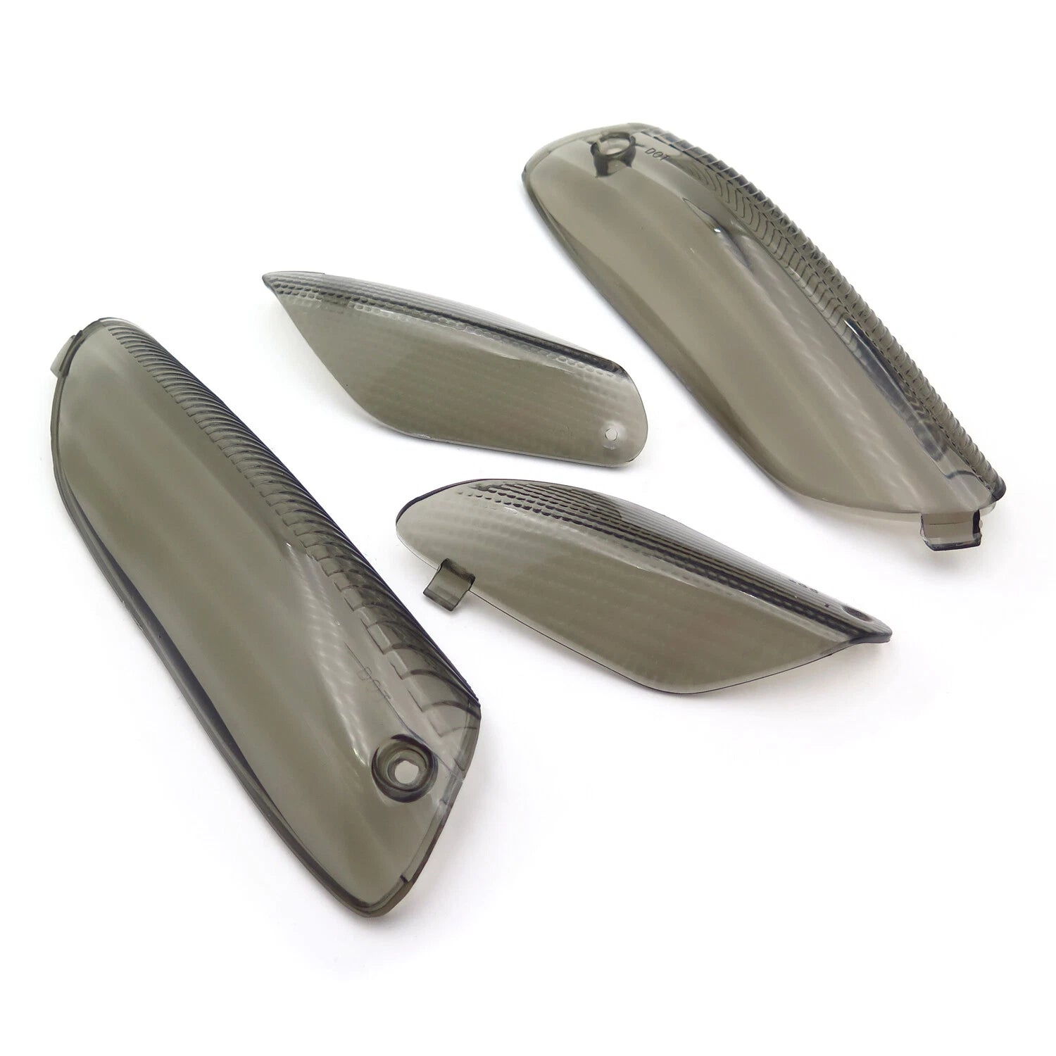 4X Smoked LED Tail Light Lenses for Aprilia RSVR Factory RSV1000 (2004–200)