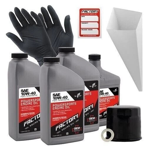 10W40 Oil Change Kit for Suzuki DL1050 GSX-R1000 (2017–2023)