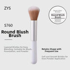 Soft Bristle Blush Brush Makeup Tool for Travel