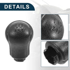 5 Speed Manual Gear Shift Knob for Toyota Hilux (2005–2023) Black Plastic