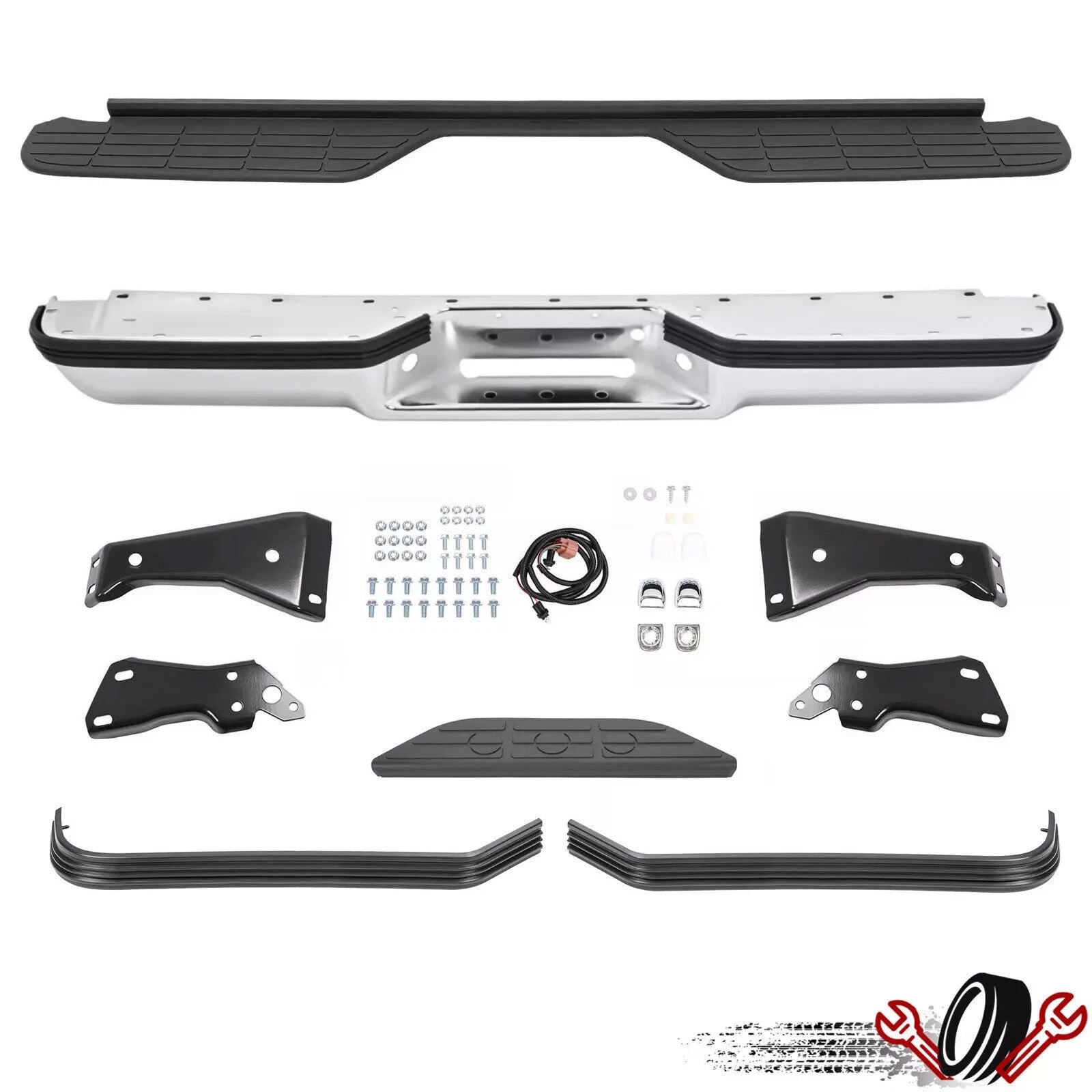 Rear Bumper Step Pad for Chevy GMC C/K Series (1988–2000)