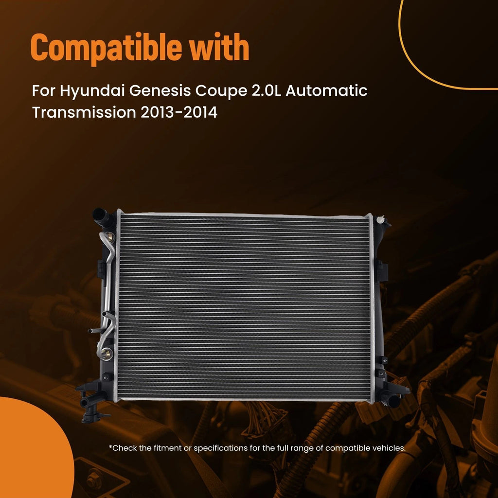 Aluminum Radiator for Hyundai Genesis Coupe 2.0L (2013–2014)