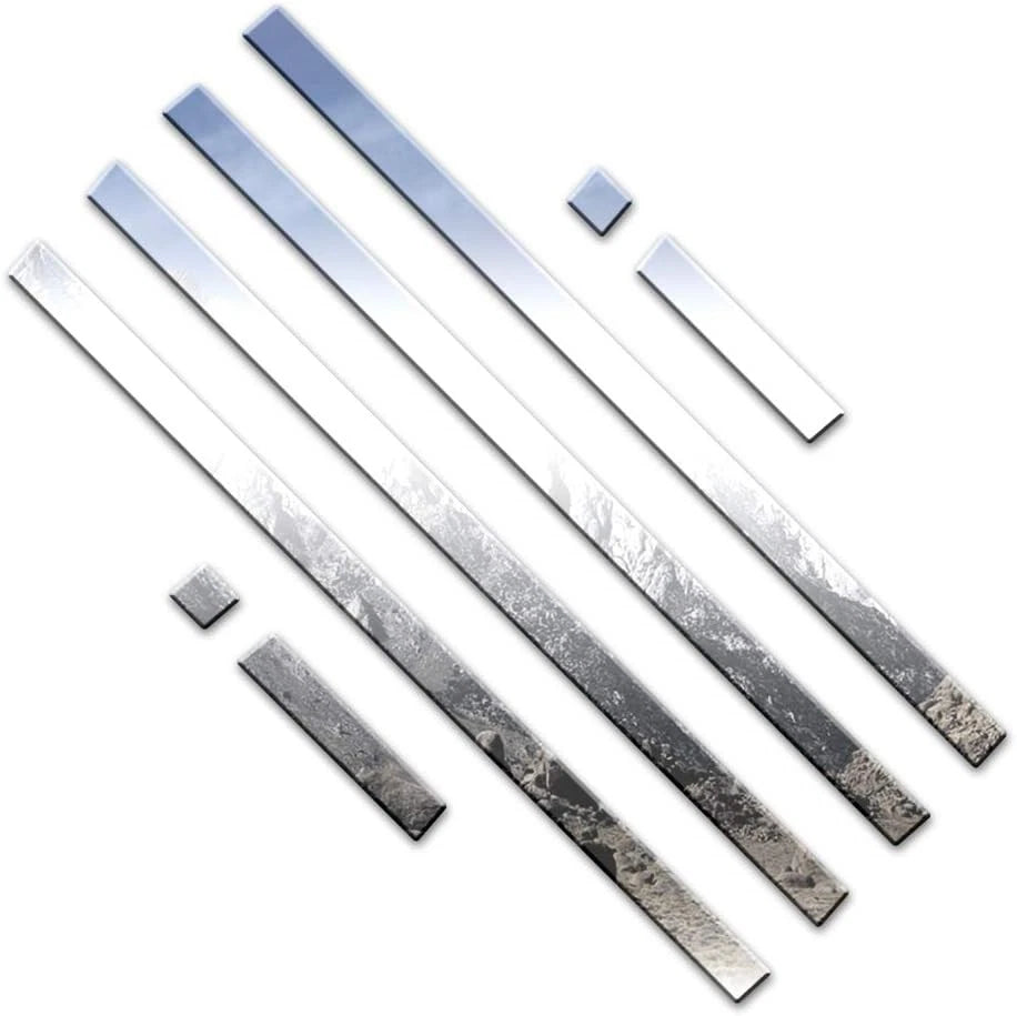 Luxury FX Steel Side Molding Inserts 8pc for Toyota Tacoma Double Cab (2016–2023)