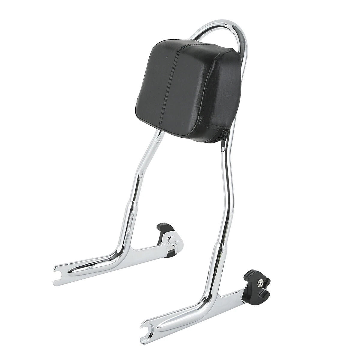 Chrome Detachable Sissy Bar Backrest for Harley Softail Deluxe Fat Boy (2005–2017)