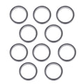 10Pcs 6809-2RS Bearings for (45×58×7mm, Double Rubber Seals)
