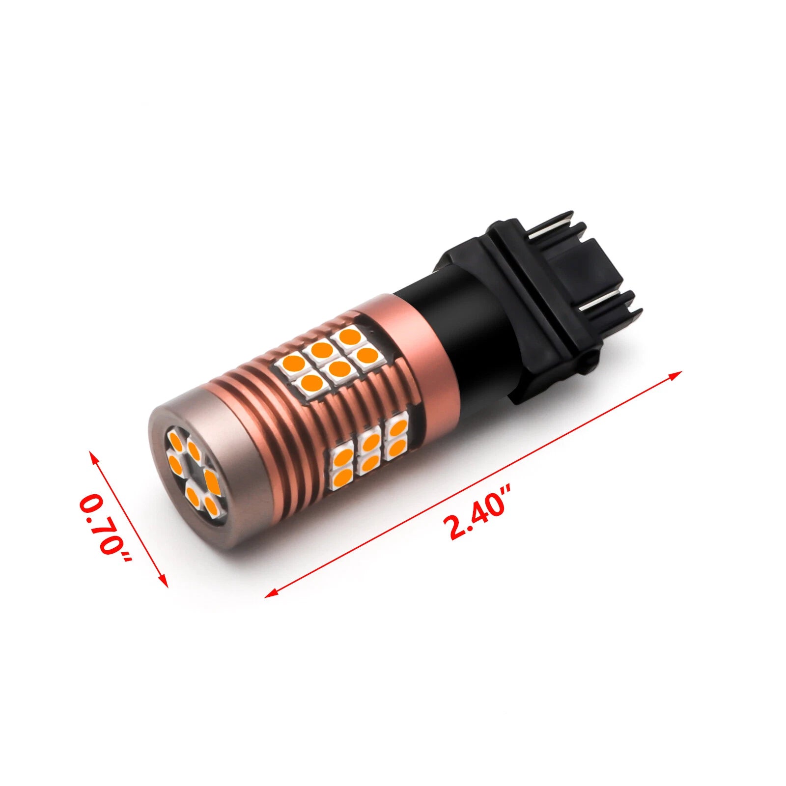 Amber Gold 3157 LED Rear/Front Turn Signal Light Bulbs for Ram (2011-2019)