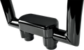 Handlebar Riser & Top Clamp Kit for LA Choppers (1-1/2", Black)