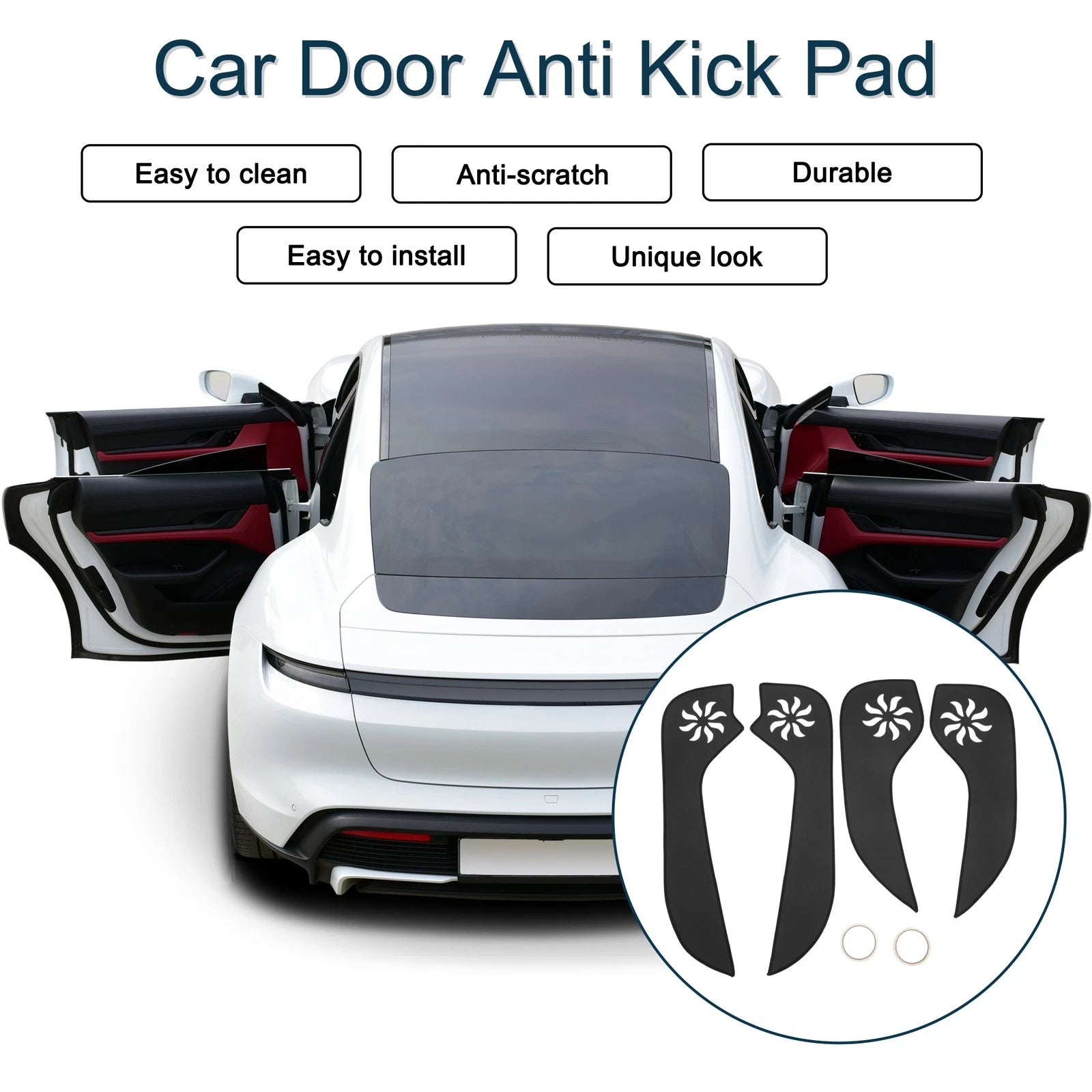 Set of 1 Car Door Anti Kick Pad Sticker Protector for Buick LaCrosse (2009–2013)
