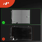 A/C Condenser with Bracket for BMW 525i 530i 535i E34 E39 (1988-2003)