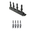 Set of 4 NGK Ignition Coils & Iridium Spark Plugs for Cruze Encore Sonic Trax (2011–2021)