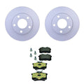 Hella Rear Rotors & Low-Met Disc Brake Pad Kit for Audi A6 Quattro (2005–2011)
