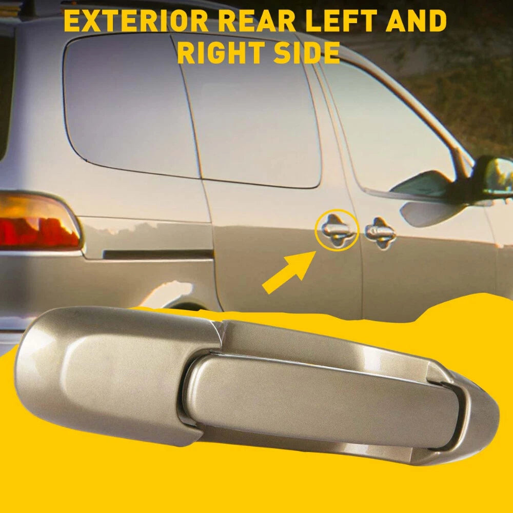 Door Handle for Toyota Sienna (1998–2003) Exterior Sliding Rear Right Left Beige