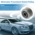 Set of 1 Alternator Freewheel Clutch Pulley for Hyundai Santa Fe (2013–2018)