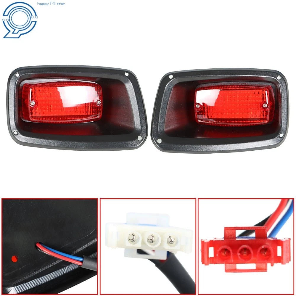 Set of 2 LED Rear Tail Lights for E-Z-Go TXT (Year Range Not Specified)