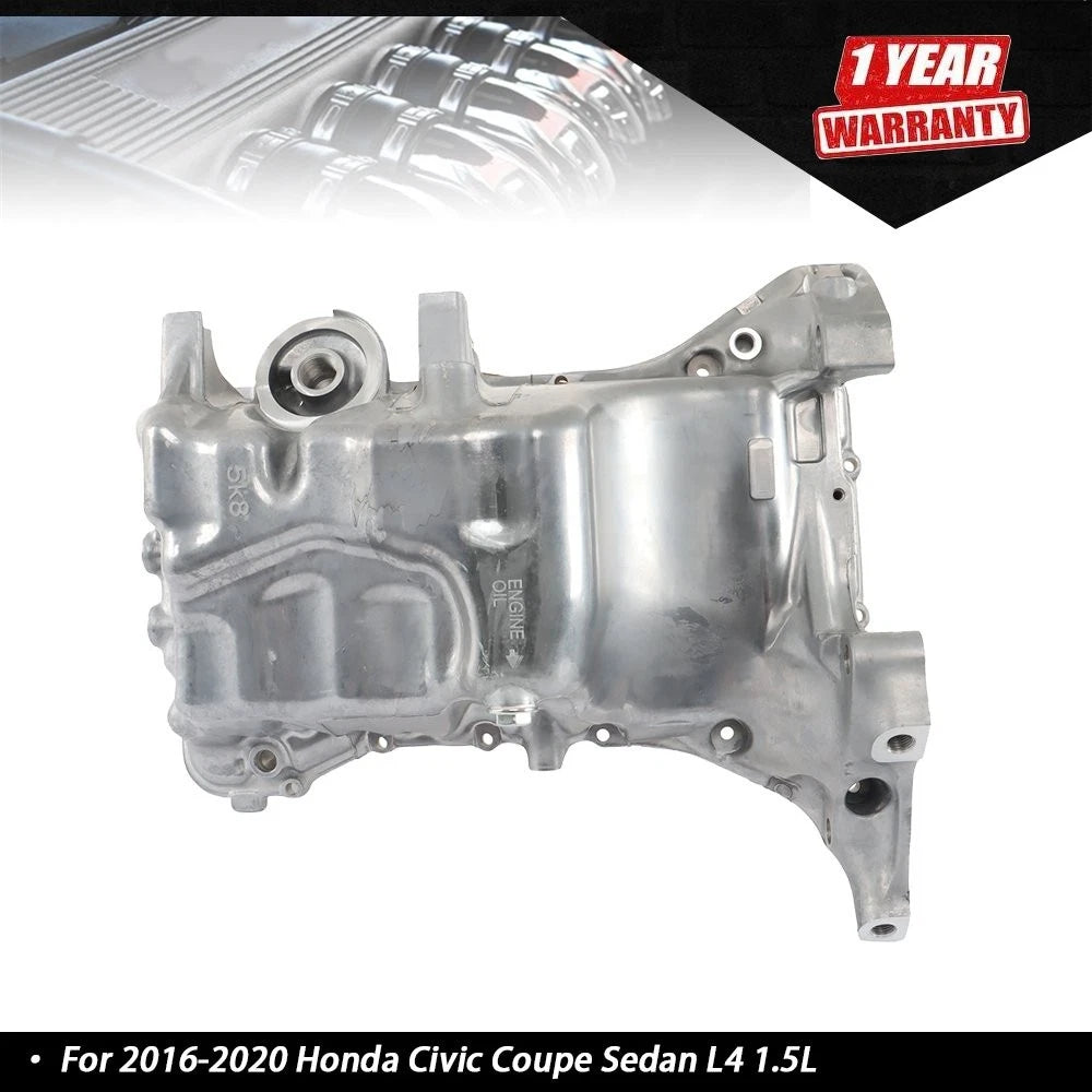 Engine Oil Pan for Honda Civic LX EX Si (2016–2019)