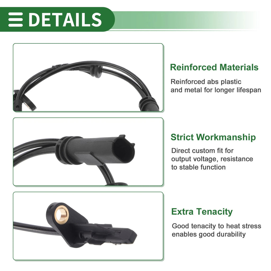 ABS Wheel Speed Sensor No. 34526895882 for BMW X1 (2019–2021) Left/Right Rear