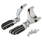 Chrome Passenger Footpeg Mounts for Harley Sportster (2004-2013)