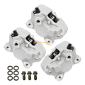 Front Rear Brake Calipers w/Pads for Arctic Cat 250 300 375 400 454 500 (1999–2019)