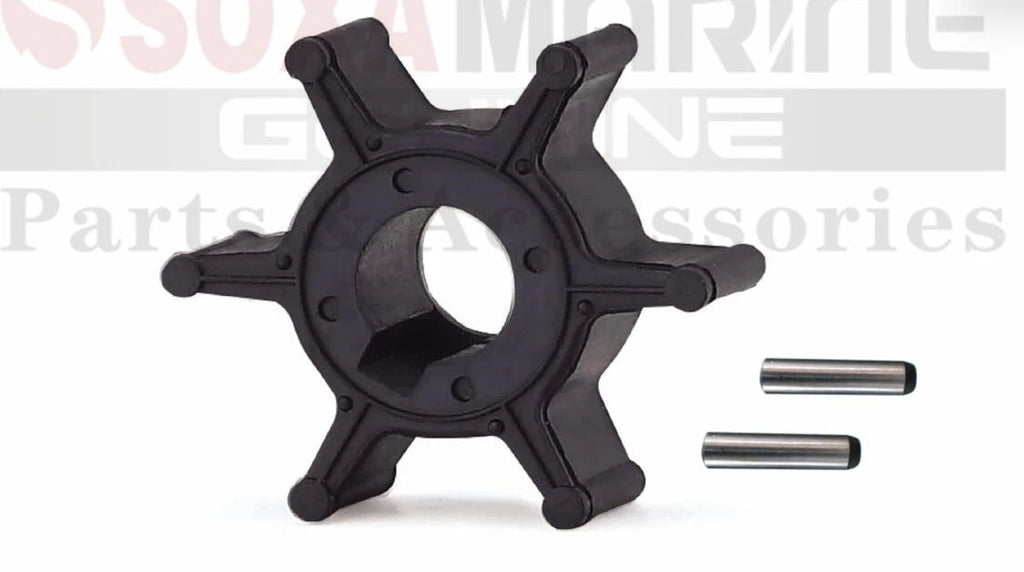 Water Pump Impeller with Key for Yamaha Outboard Motor (6L5-44352-00)