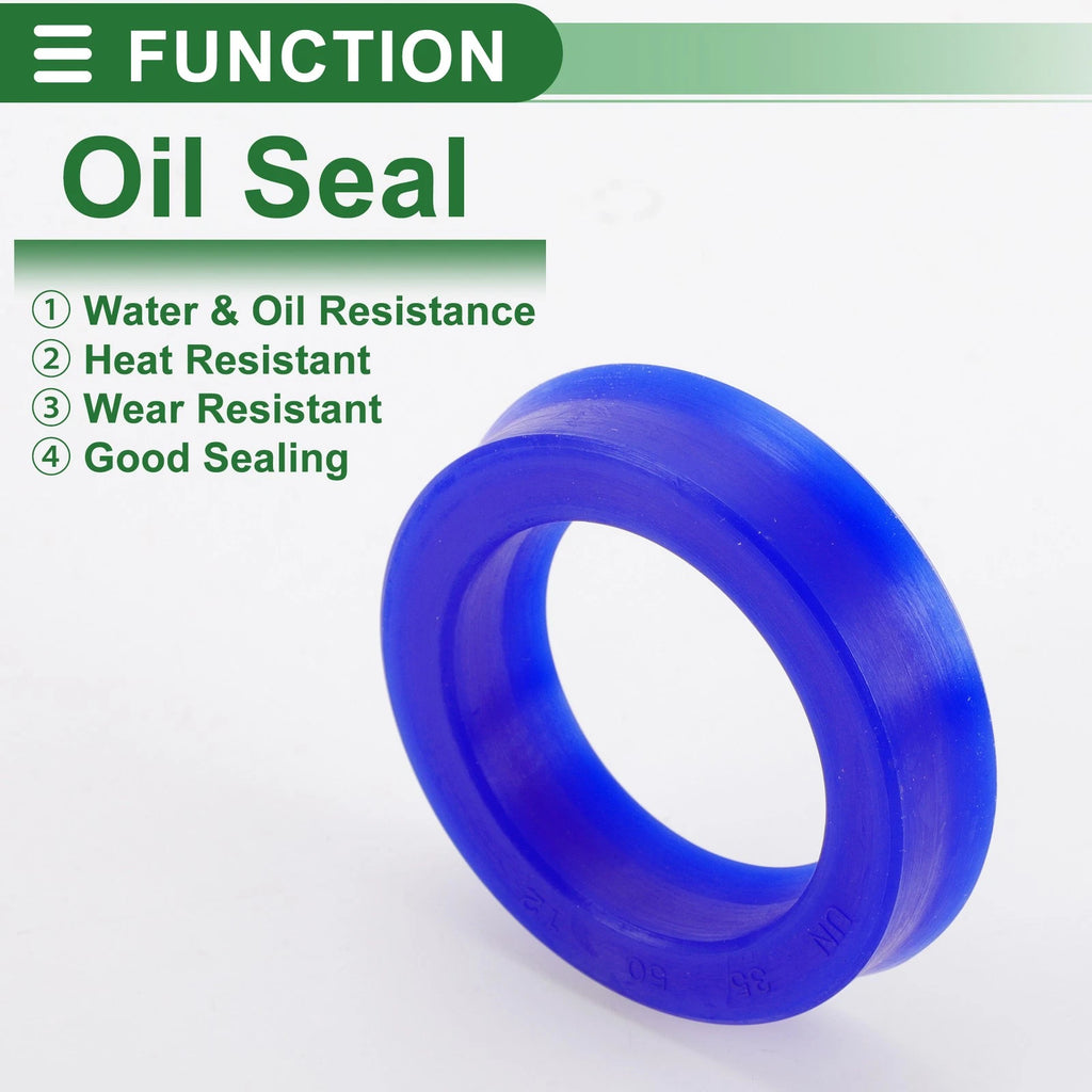 Set of 5 Oil Seal Rotary Shaft Seal 35x50x12mm High Pressure TPU