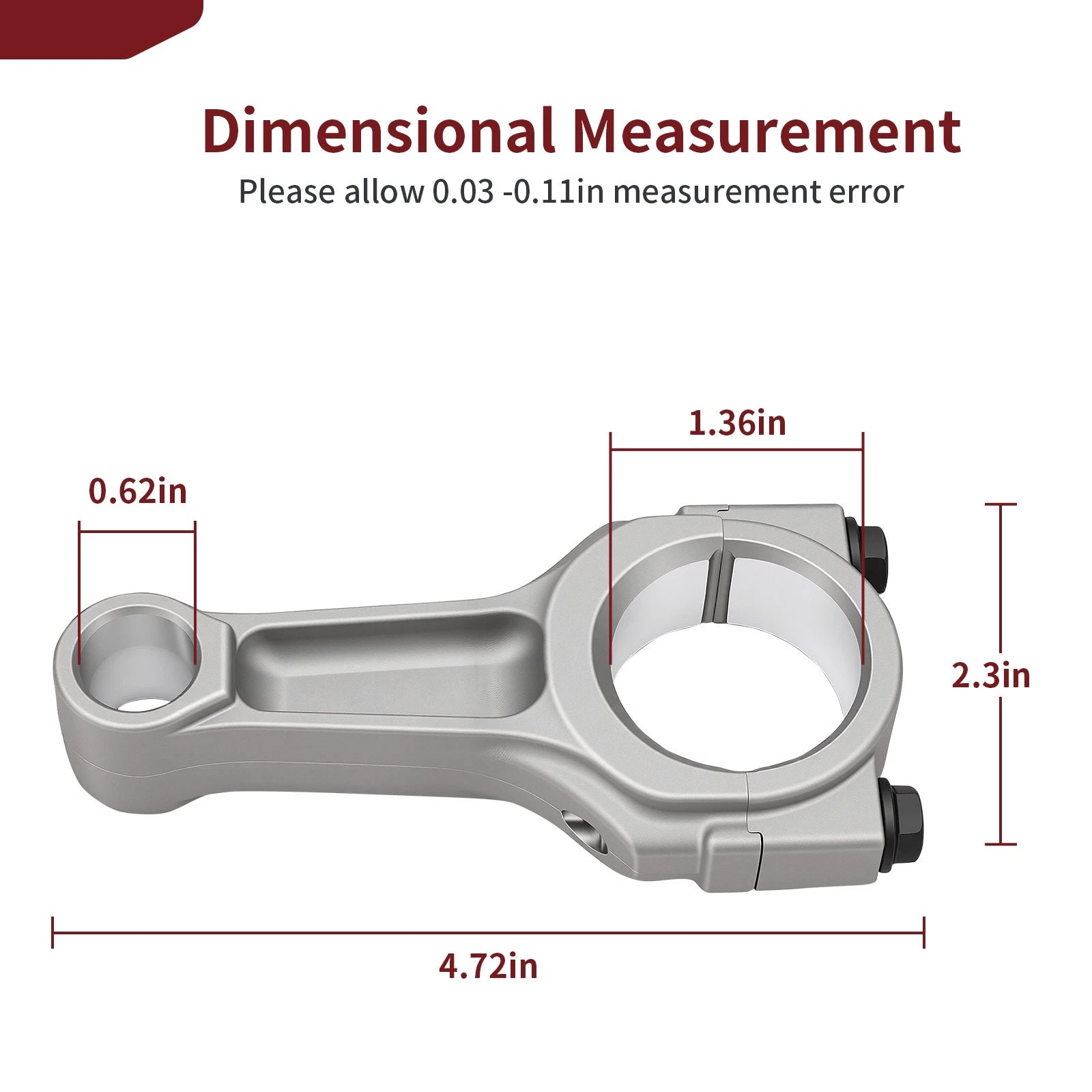 Connecting Rod 26606-G01 for EZGO Golf Cart Fuji Robin Engine 295cc (1991–2008)