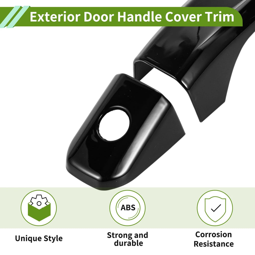 Exterior Door Handle Cover Trim for Chevrolet Colorado (2015–2023) Black