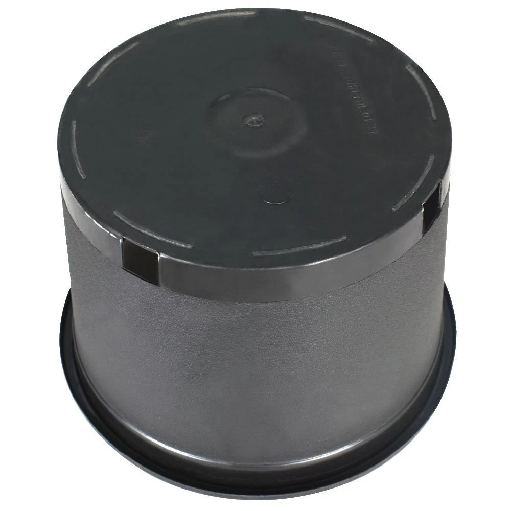 Set of 10 Black Plastic Nursery Planters for Garden (5 Gallon)
