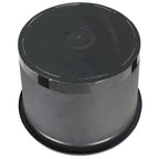 Set of 10 Black Plastic Nursery Planters for Garden (5 Gallon)