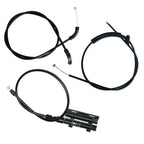 3Pcs Bonnet Release Cable Kit for BMW 7 Series E65 E66 (2002-2008)