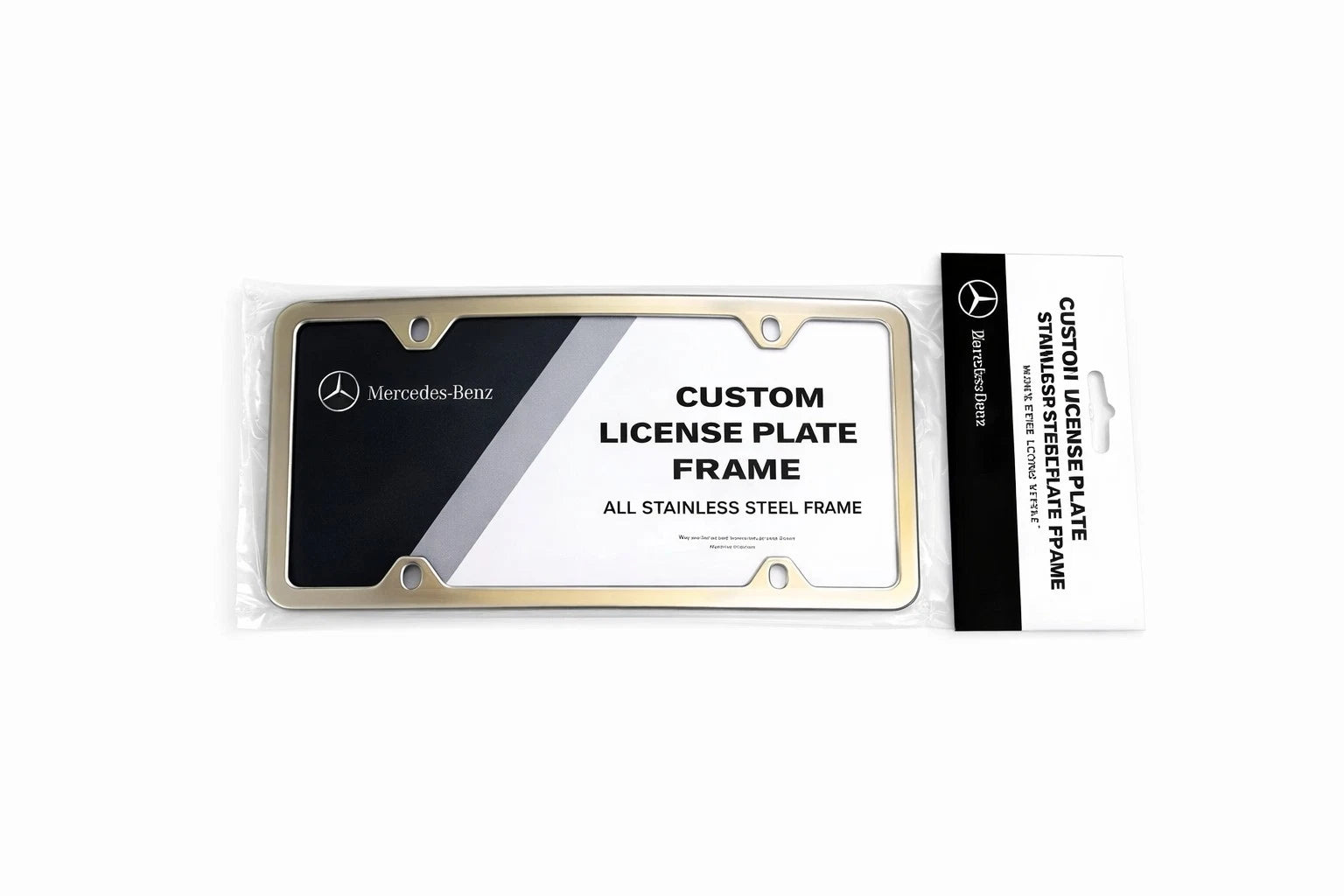 Genuine OEM License Plate Frame for Mercedes-Benz G500, S500, SL500 (1998–2006) Q6880103