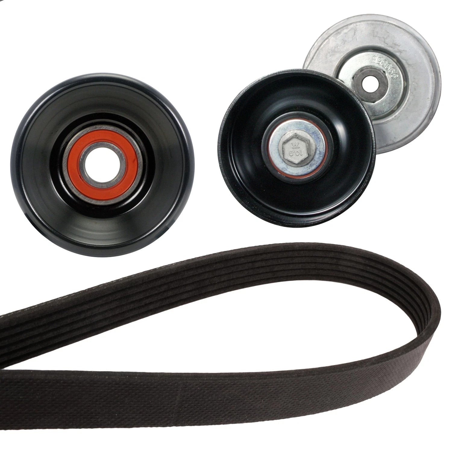 Drive Belt Idler Pulley Tensioner Kit for Ford E-150, F-150 (1997–2003)