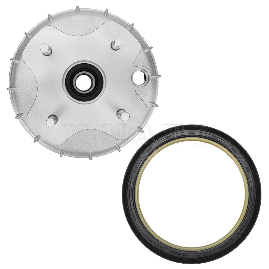 Front Brake Drum Hub w/ Seal for Honda Rancher 350 TRX350TM/TE (2000–2006)