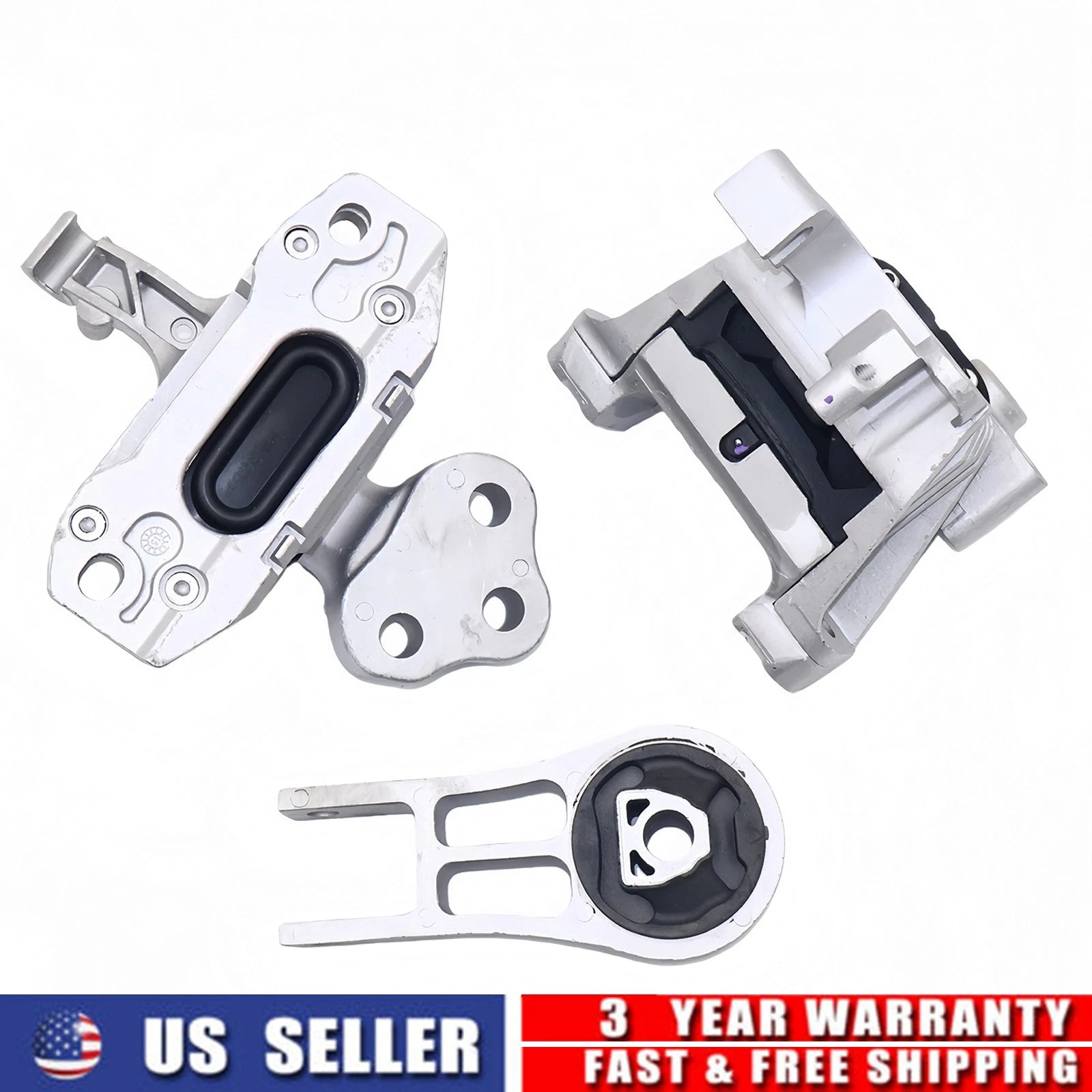 3PCS Engine Mounts for Jeep Cherokee 2014–2022 3.2L